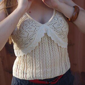 New Cute Crochet Tank Top By Poof Apparel Made In Canda